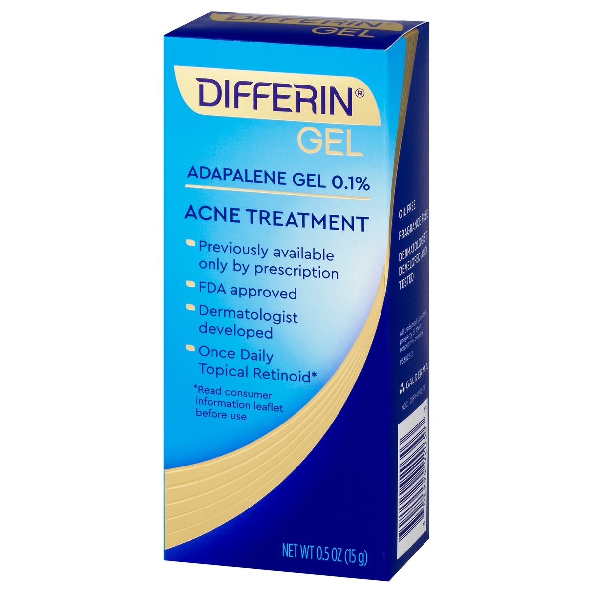 slide 3 of 10, Differin Acne Treatment Gel, 0.5 oz