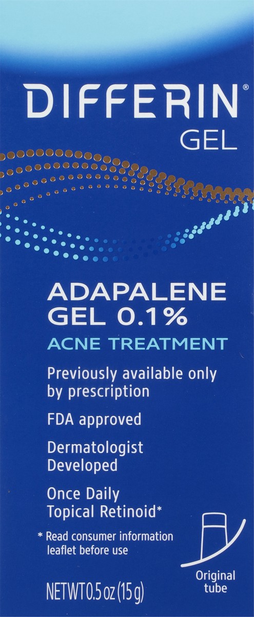 slide 6 of 9, Differin Acne Treatment Gel, 0.5 oz