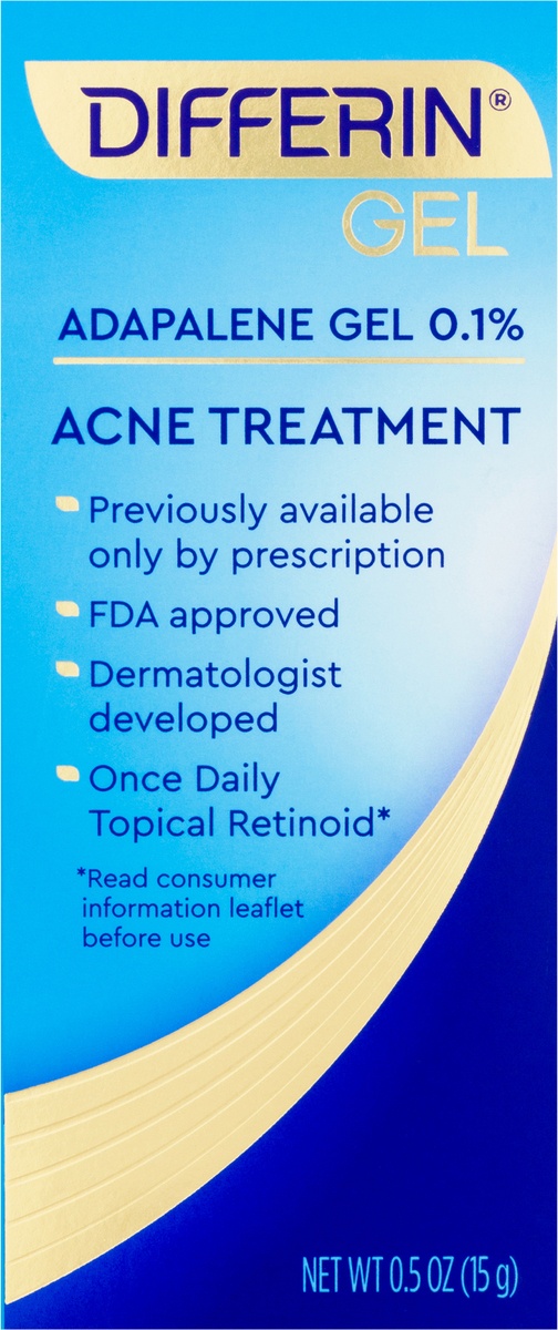 slide 8 of 10, Differin Acne Treatment Gel, 0.5 oz
