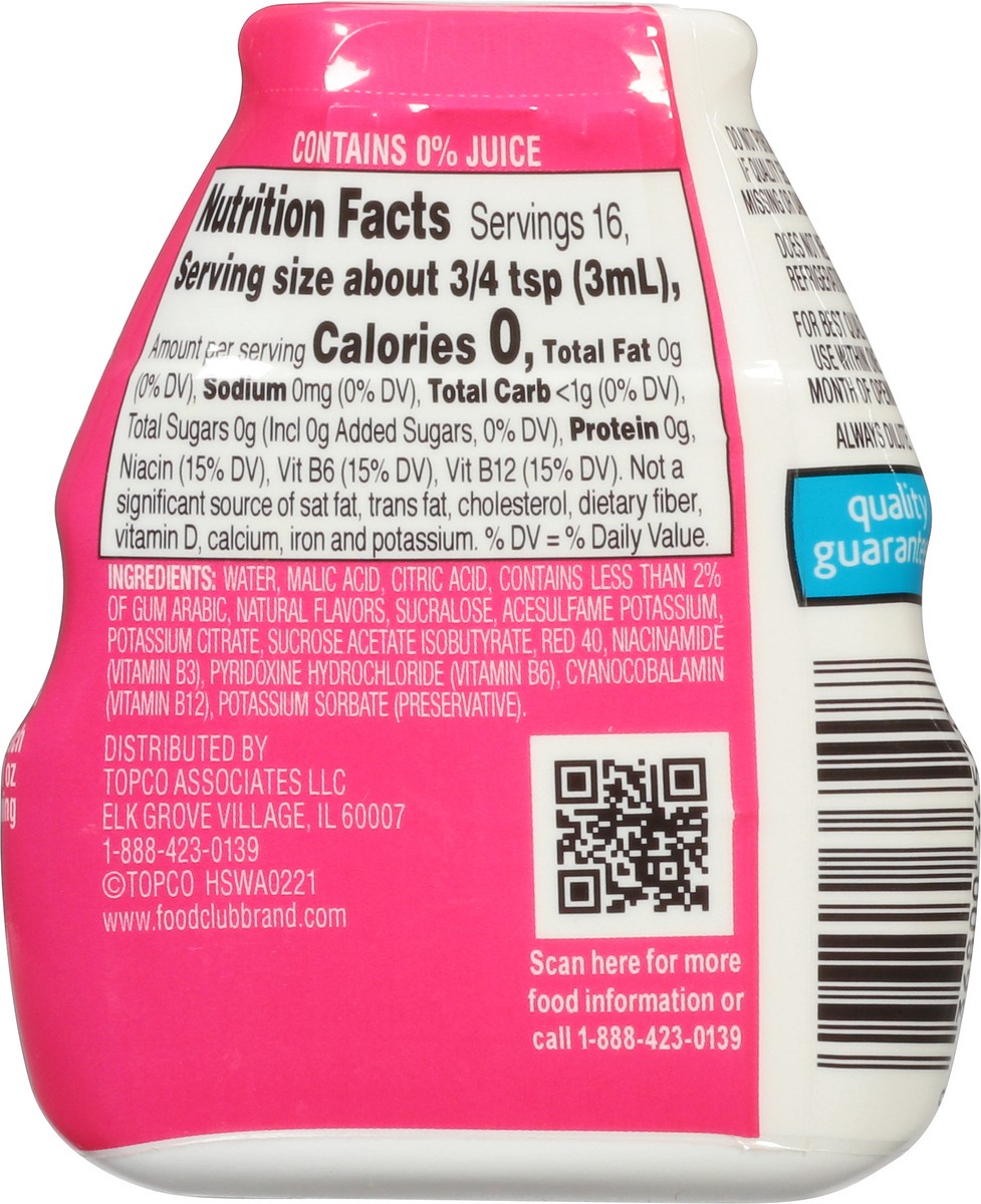 slide 9 of 9, Food Club Strawberry Watermelon Liquid Beverage Enhancer - 1.62 fl oz, 1.62 fl oz