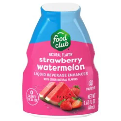 Food Club Strawberry Watermelon Liquid Beverage Enhancer - 1.62 fl oz