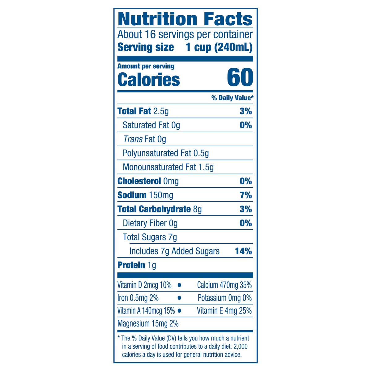 slide 8 of 13, Silk Almond Milk, Original, Dairy-Free, Vegan, Non-GMO Project Verified, Half Gallon, 2 Pack, 64 fl oz