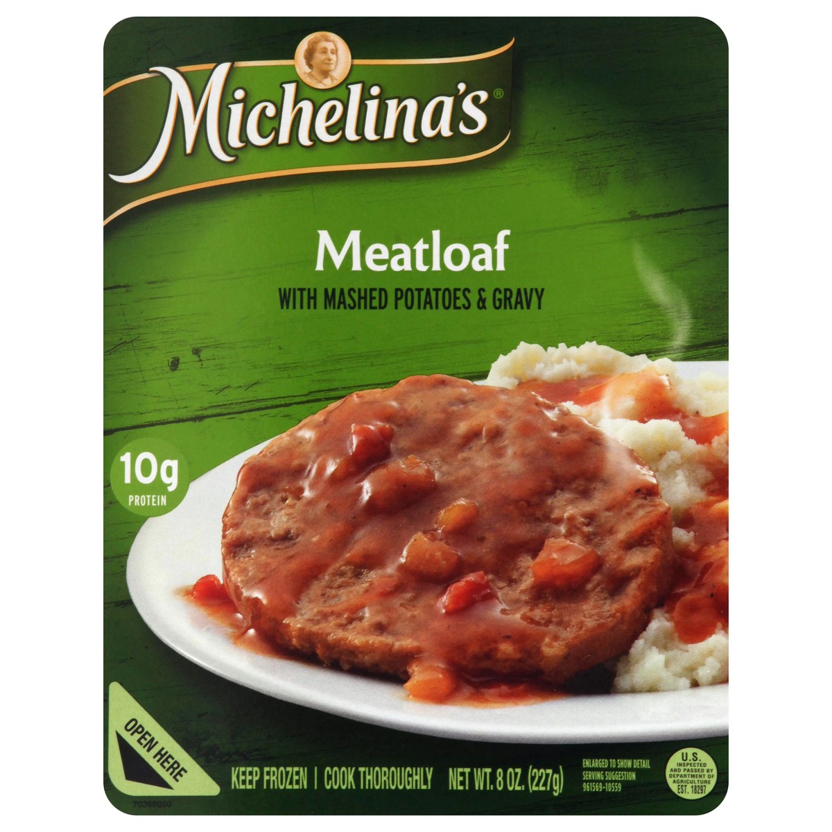 slide 6 of 9, Michelina's Meatloaf, 8 oz