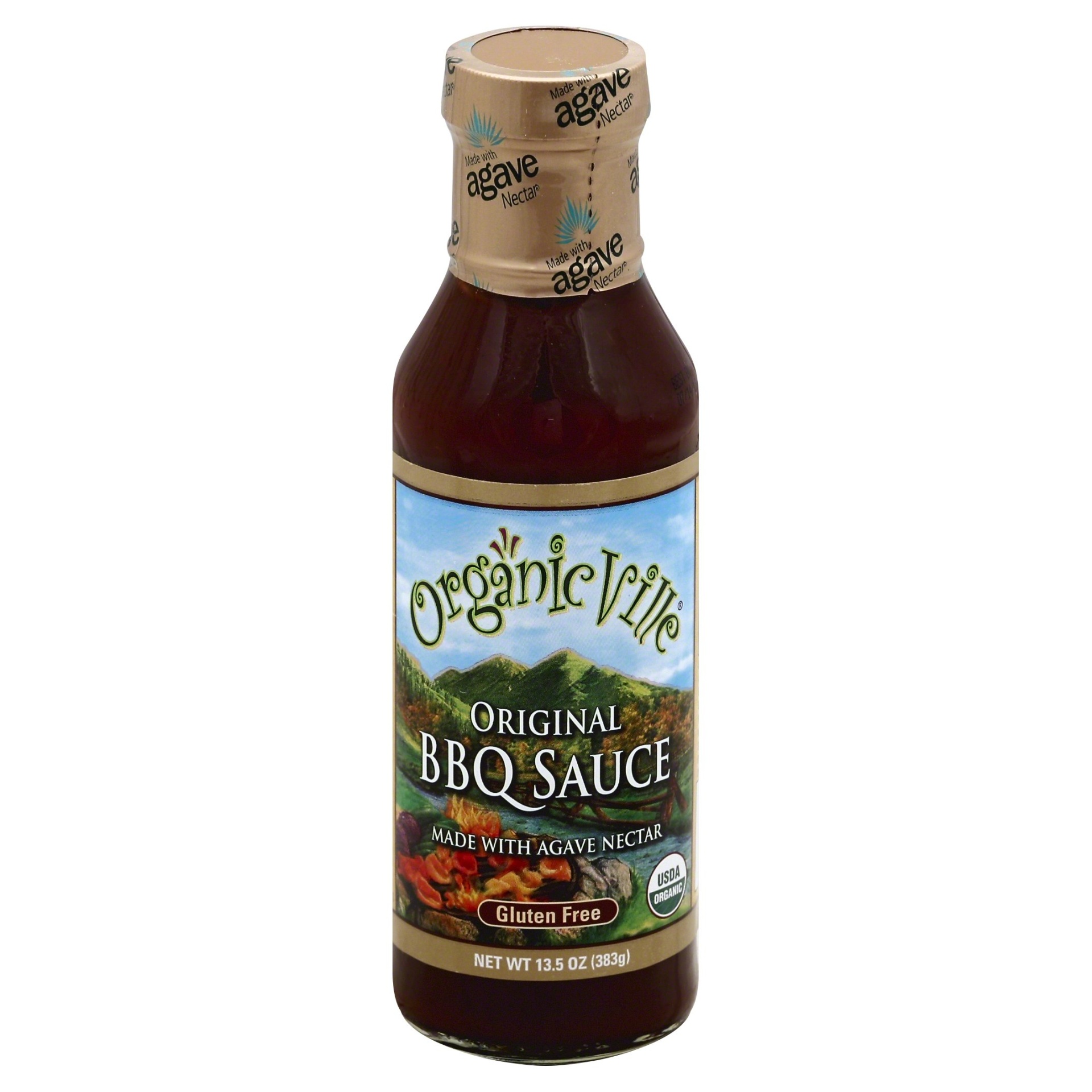 slide 1 of 1, Organicville BBQ Sauce, Original, 13.5 oz