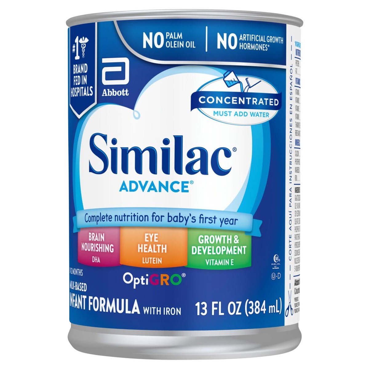 slide 3 of 5, Similac Advance Concentrate Infant Formula - 13 fl oz, 13 fl oz