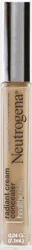 Neutrogena Healthy Skin Radiant Brightening Lightweight Cream Concealer with Peptides & Vitamin E Antioxidant, Non-Comedogenic, Cashew Light/Medium 03 cool undertones, 0.24 fl. oz