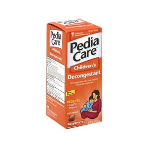 slide 1 of 1, PediaCare Decongestant, Raspberry, 4 oz