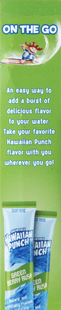 slide 11 of 13, Hawaiian Punch On The Go Green Berry Rush Drink Mix - 8 ct, 8 ct