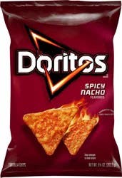 Doritos Tortilla Chips, Spicy Nacho Flavored