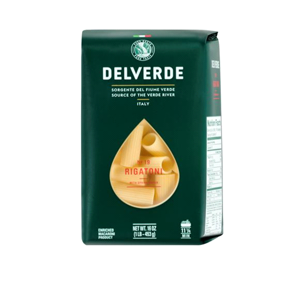 slide 1 of 1, Delverde Rigatoni, 16 oz