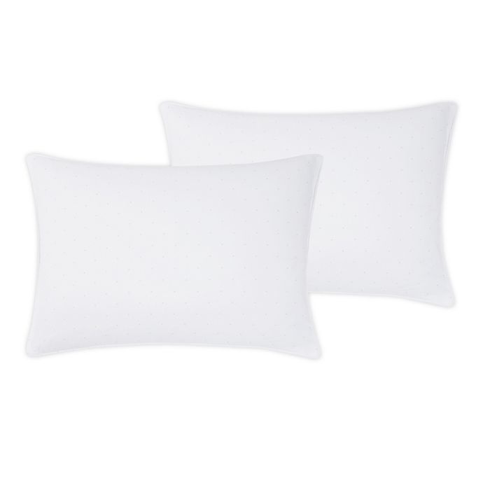 slide 1 of 3, Charisma Dot Down Alternative Bed Pillows, 2 ct