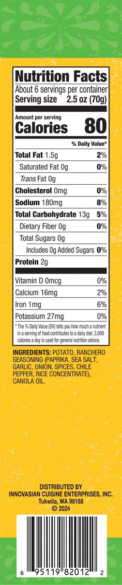 slide 12 of 12, Del Corazón Roasted Ranchero Potatoes, 1 lb