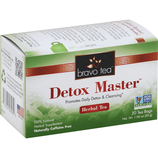 slide 1 of 1, Bravo Tea Detox Master, 20 ct