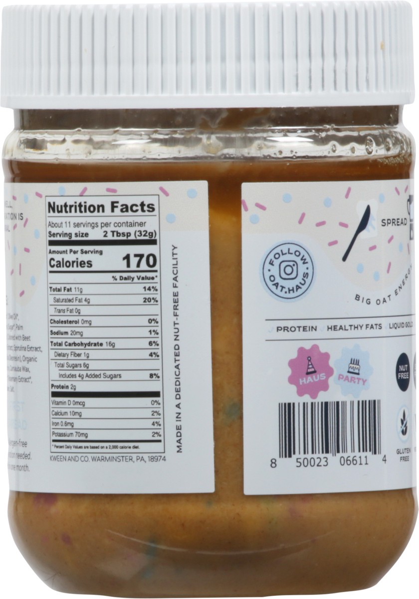 slide 7 of 9, Oat Haus Birthday Cake Granola Butter, 12 oz