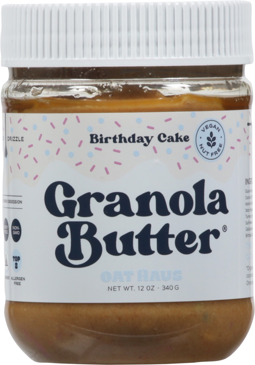 slide 4 of 9, Oat Haus Birthday Cake Granola Butter, 12 oz