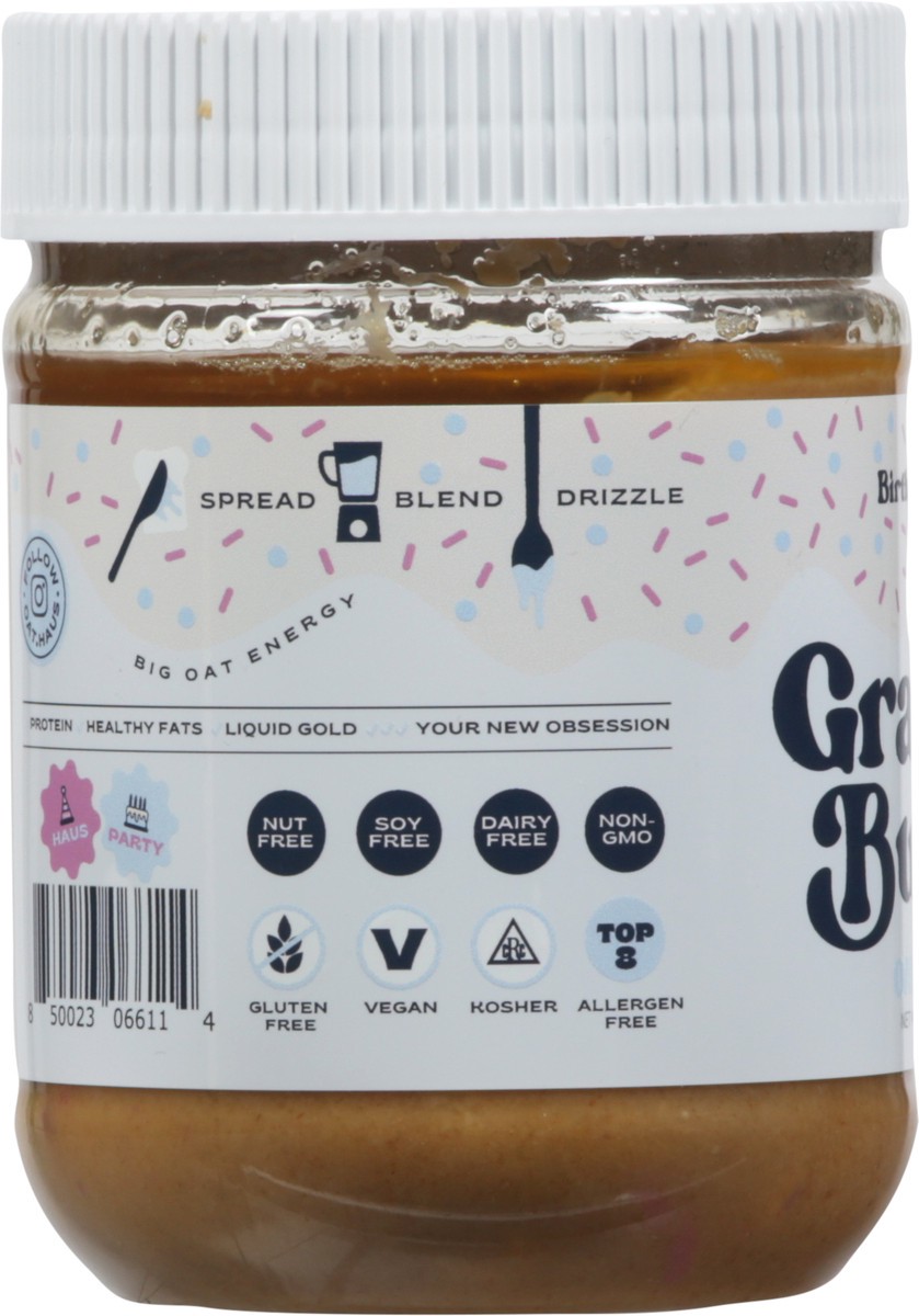 slide 8 of 9, Oat Haus Birthday Cake Granola Butter, 12 oz