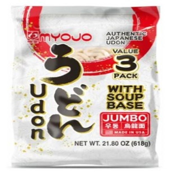 slide 1 of 1, Myojo Jumbo Udon W/Soup Base, 21.8 oz