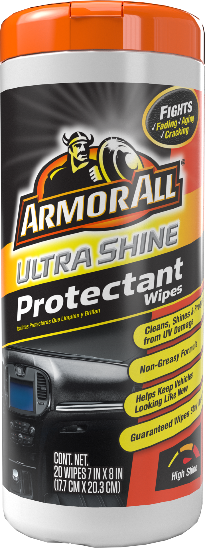 slide 1 of 13, Armor All Ultra Shine Wipes, 1 ct