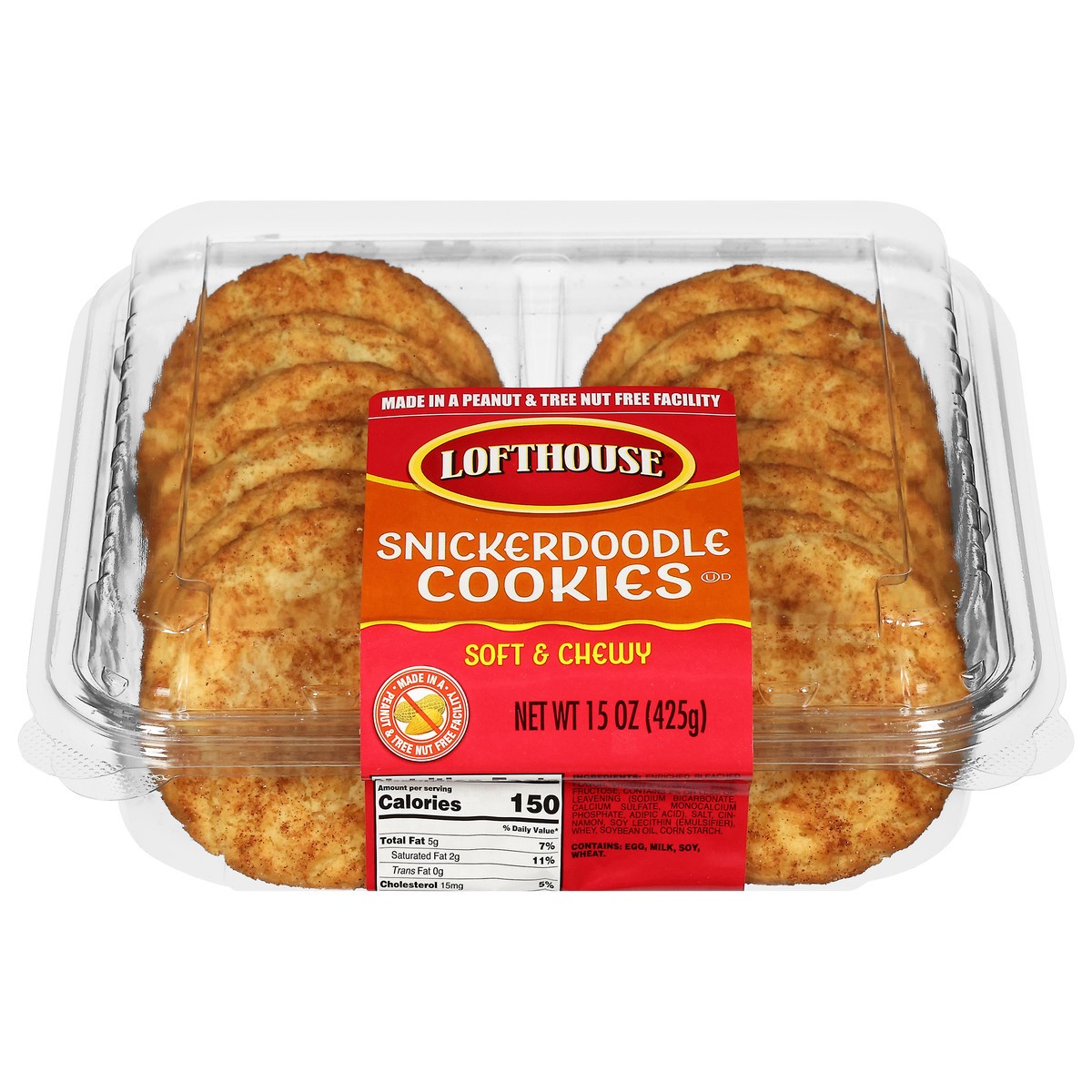 slide 1 of 12, Lofthouse Snickerdoodle Cookies 15 oz, 15 oz
