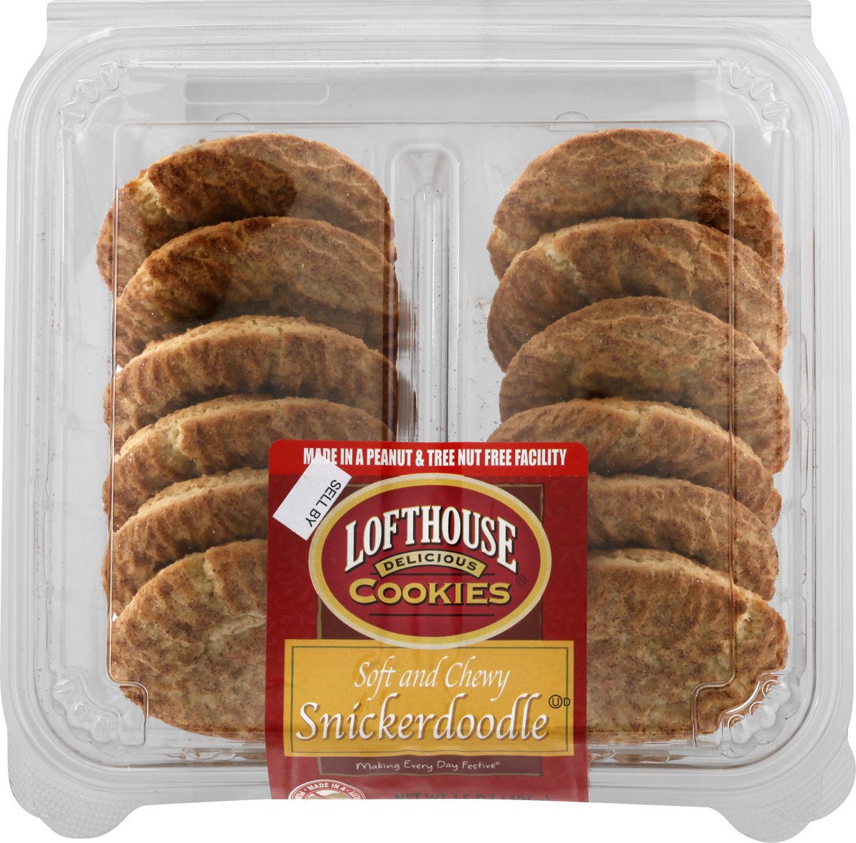 slide 1 of 12, Lofthouse Snickerdoodle Cookies 15 oz, 15 oz