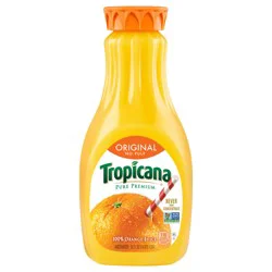 Tropicana 100% Orange Juice, Original, No Pulp