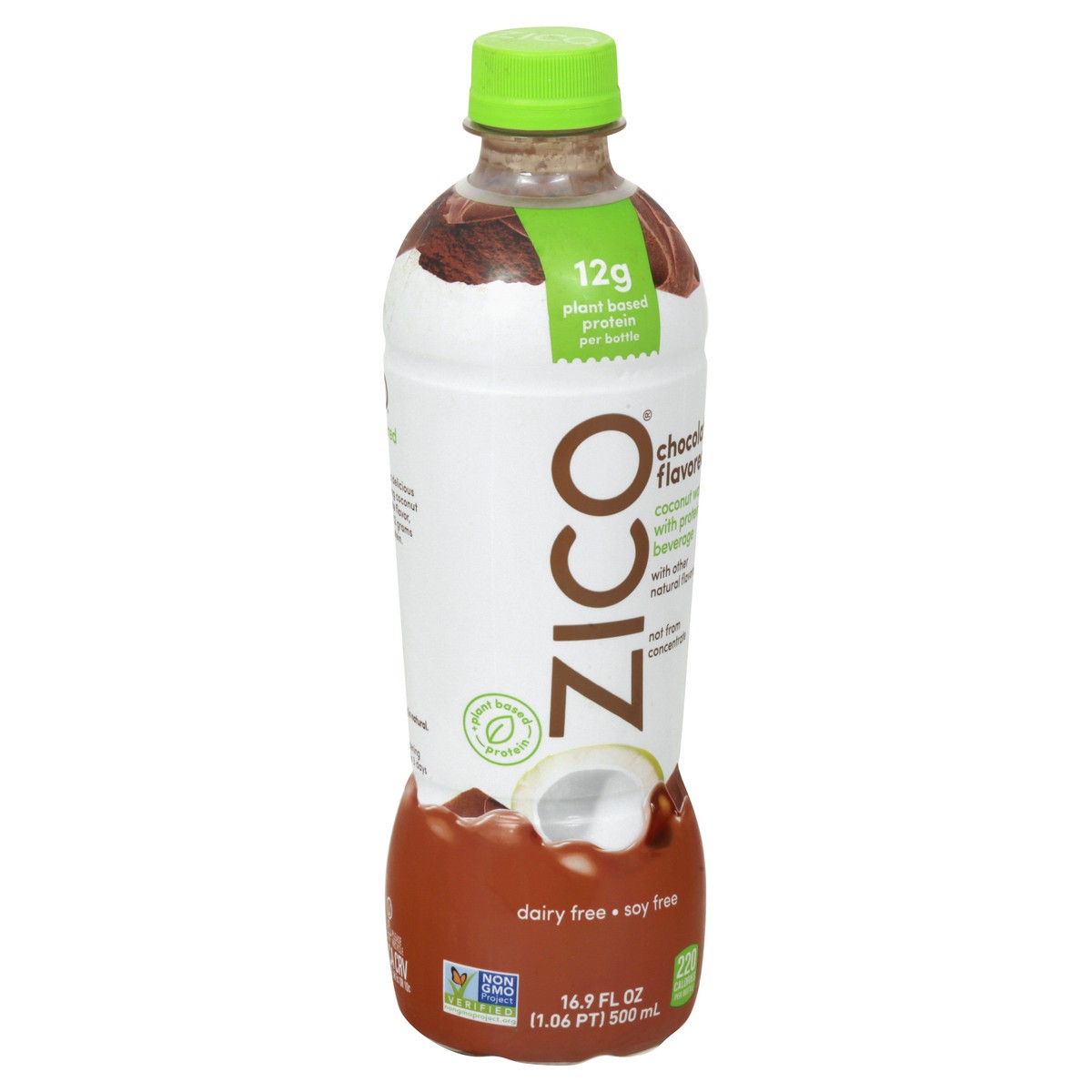 slide 2 of 10, Zico Chocolate Flavored Coconut Water with Protein 16.9 oz, 16.9 oz