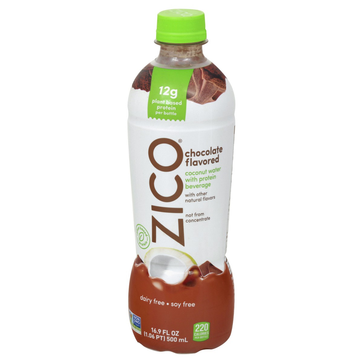 slide 3 of 10, Zico Chocolate Flavored Coconut Water with Protein 16.9 oz, 16.9 oz