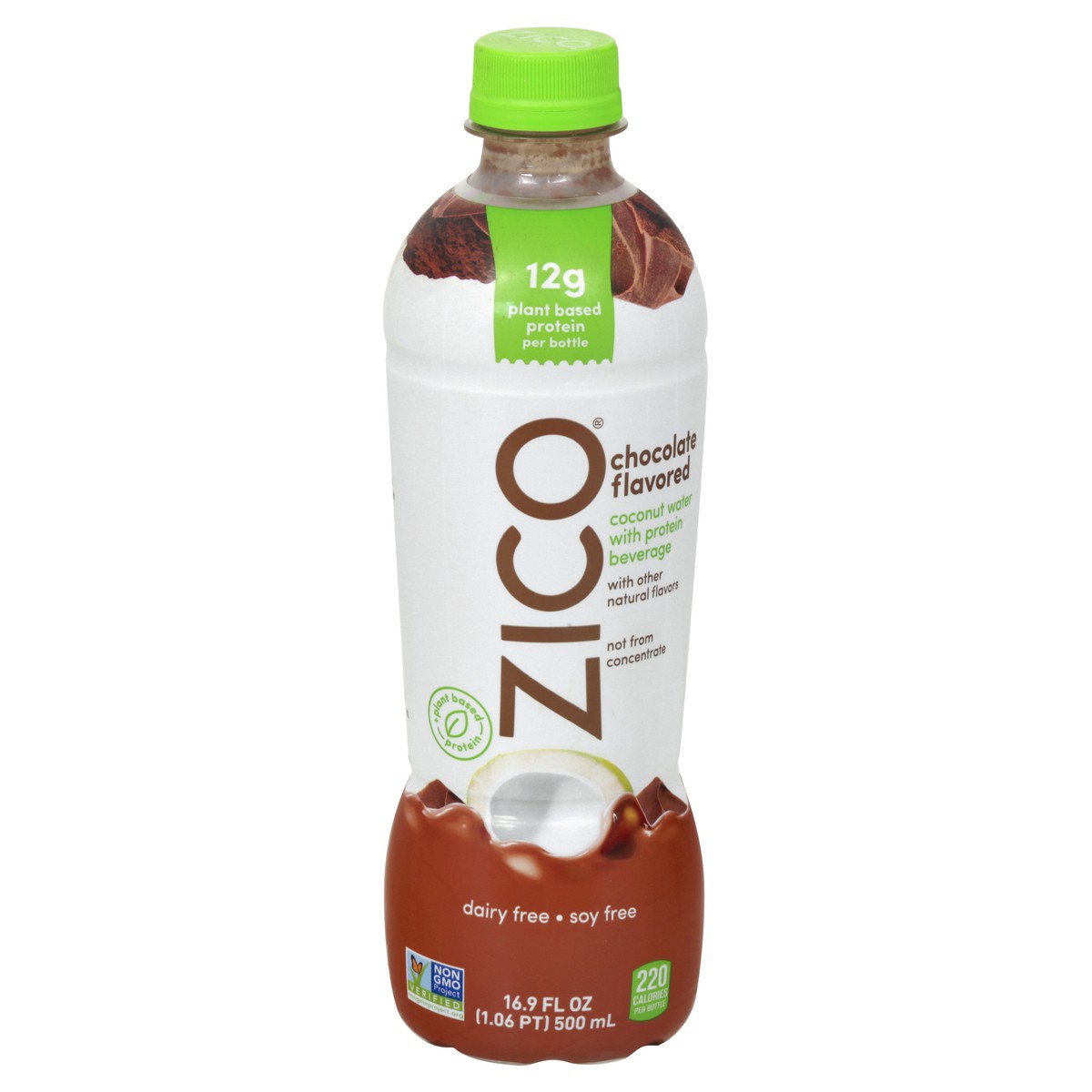 slide 1 of 10, Zico Chocolate Flavored Coconut Water with Protein 16.9 oz, 16.9 oz