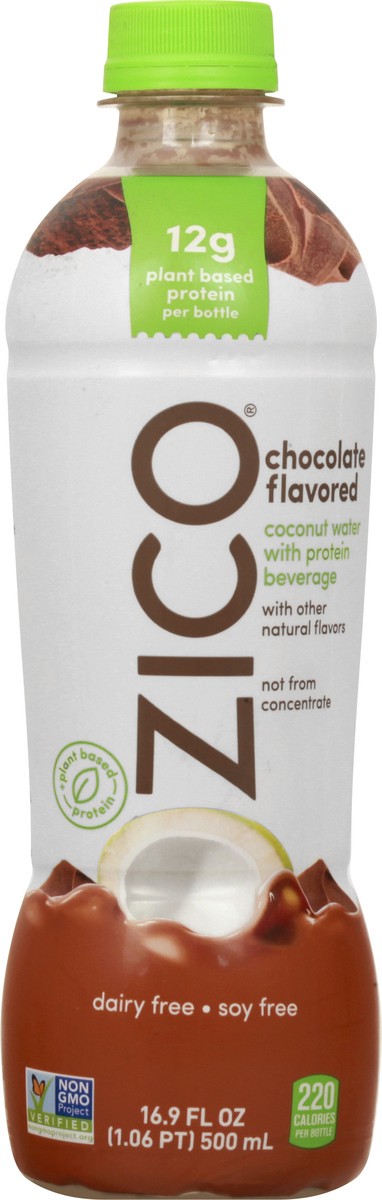 slide 1 of 10, Zico Chocolate Flavored Coconut Water with Protein 16.9 oz, 16.9 fl oz