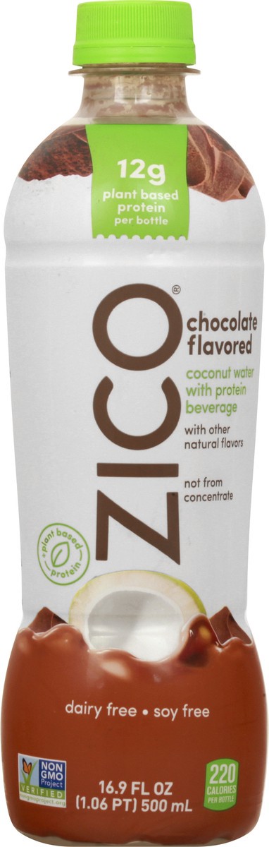 slide 9 of 10, Zico Chocolate Flavored Coconut Water with Protein 16.9 oz, 16.9 oz