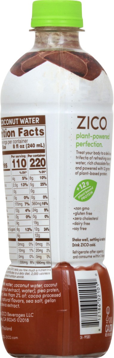 slide 10 of 10, Zico Chocolate Flavored Coconut Water with Protein 16.9 oz, 16.9 oz