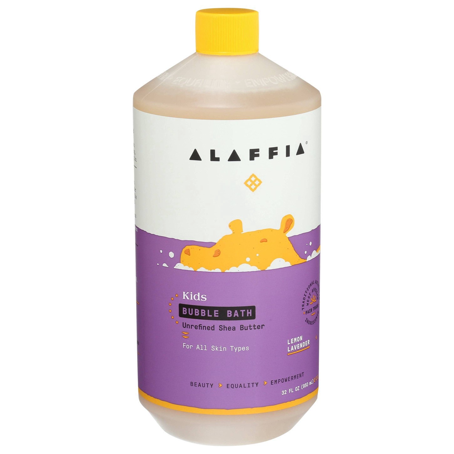 slide 2 of 25, Alaffia Kids Lemon Lavender Everyday Shea Bubble Bath, 32 fl oz