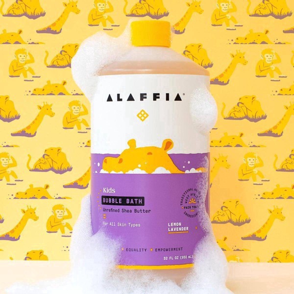 slide 12 of 25, Alaffia Kids Lemon Lavender Everyday Shea Bubble Bath, 32 fl oz
