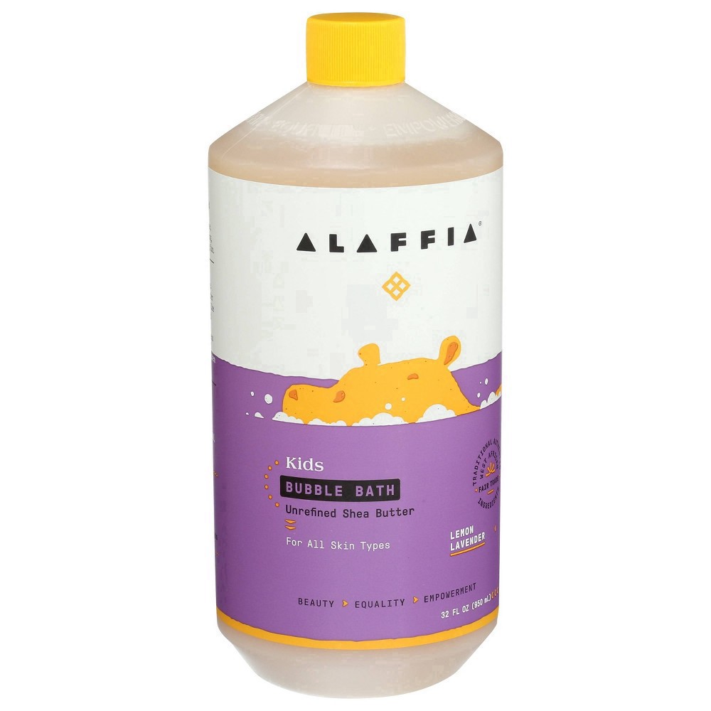 slide 18 of 25, Alaffia Kids Lemon Lavender Everyday Shea Bubble Bath, 32 fl oz