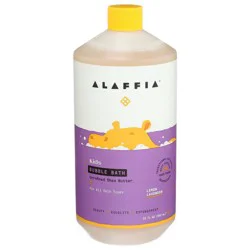 Alaffia Babies & Kids Lemon Lavender Bubble Bath 32 fl oz