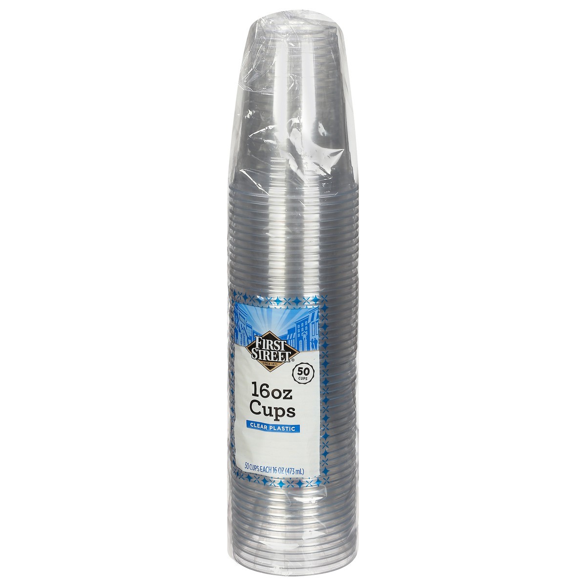slide 10 of 11, First Street Clear Plastic Pet Cup, 50 ct