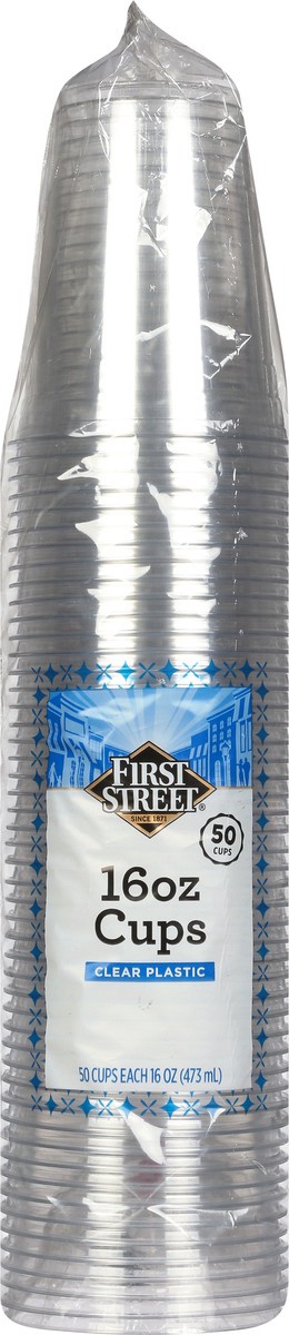 slide 5 of 11, First Street Clear Plastic Pet Cup, 50 ct