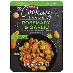 H-E-B Cooking Sauce - Rosemary & Garlic