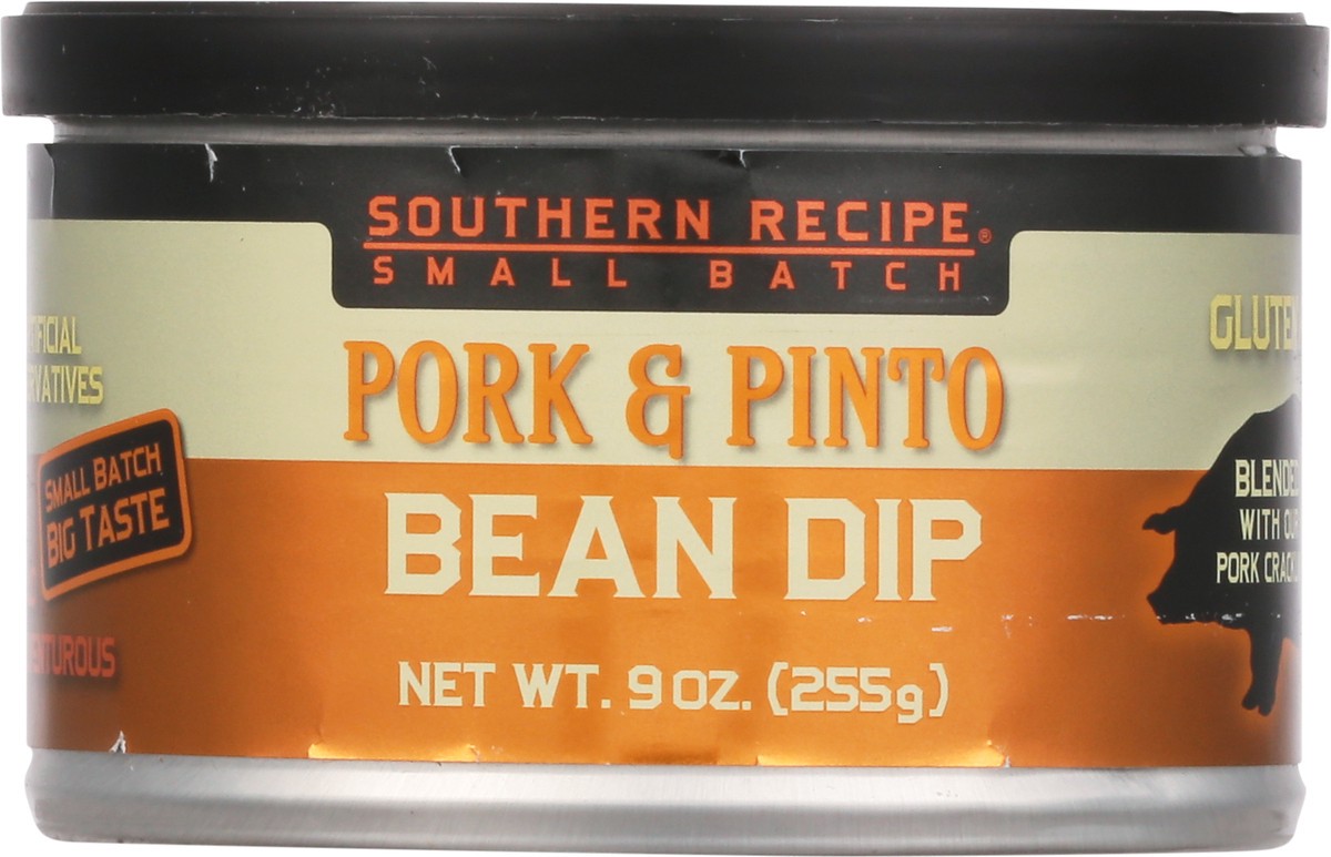 slide 3 of 13, Southern Recipe Small Batch Southern Recipe Bean Dip, Pork & Pinto, 9 oz