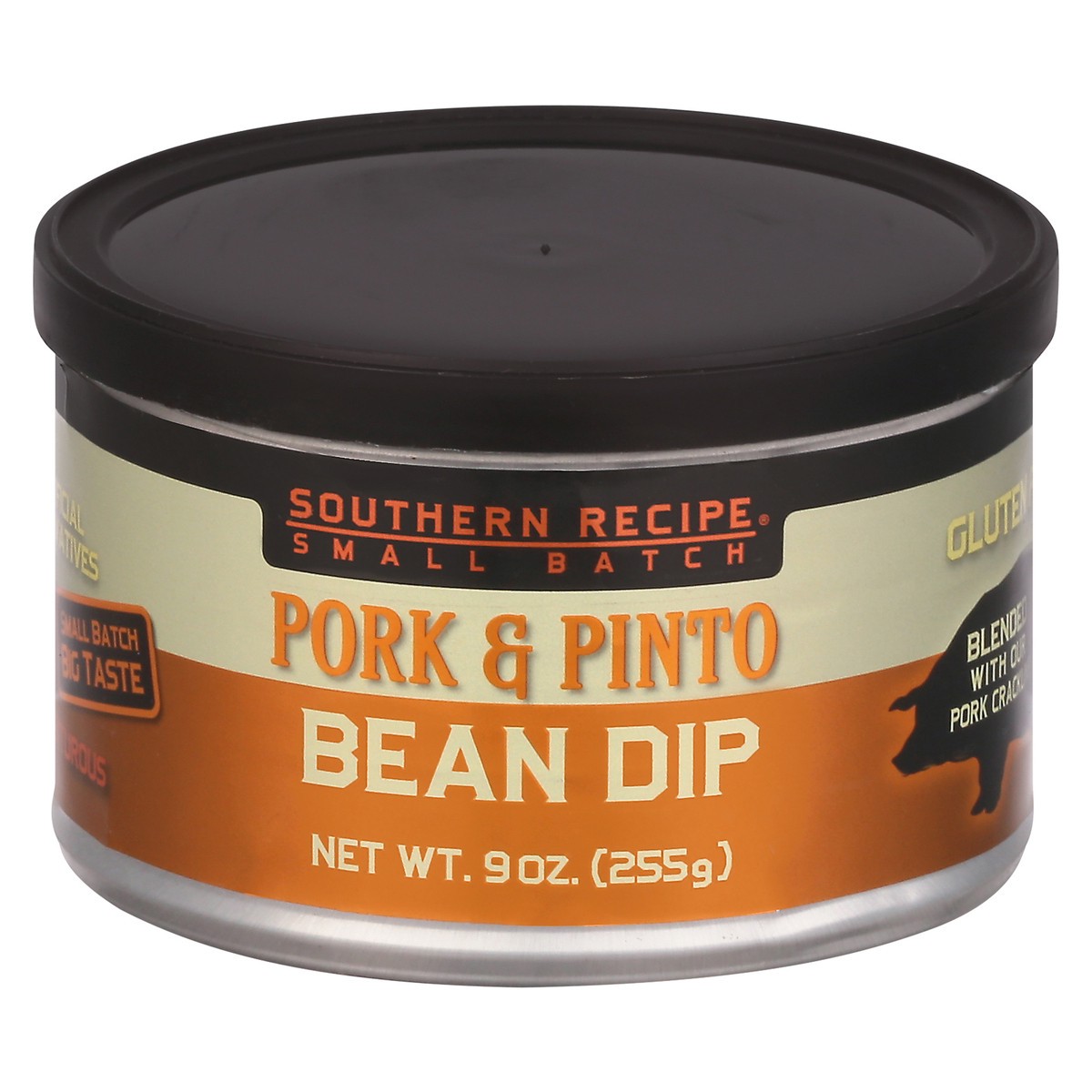 slide 13 of 13, Southern Recipe Small Batch Southern Recipe Bean Dip, Pork & Pinto, 9 oz