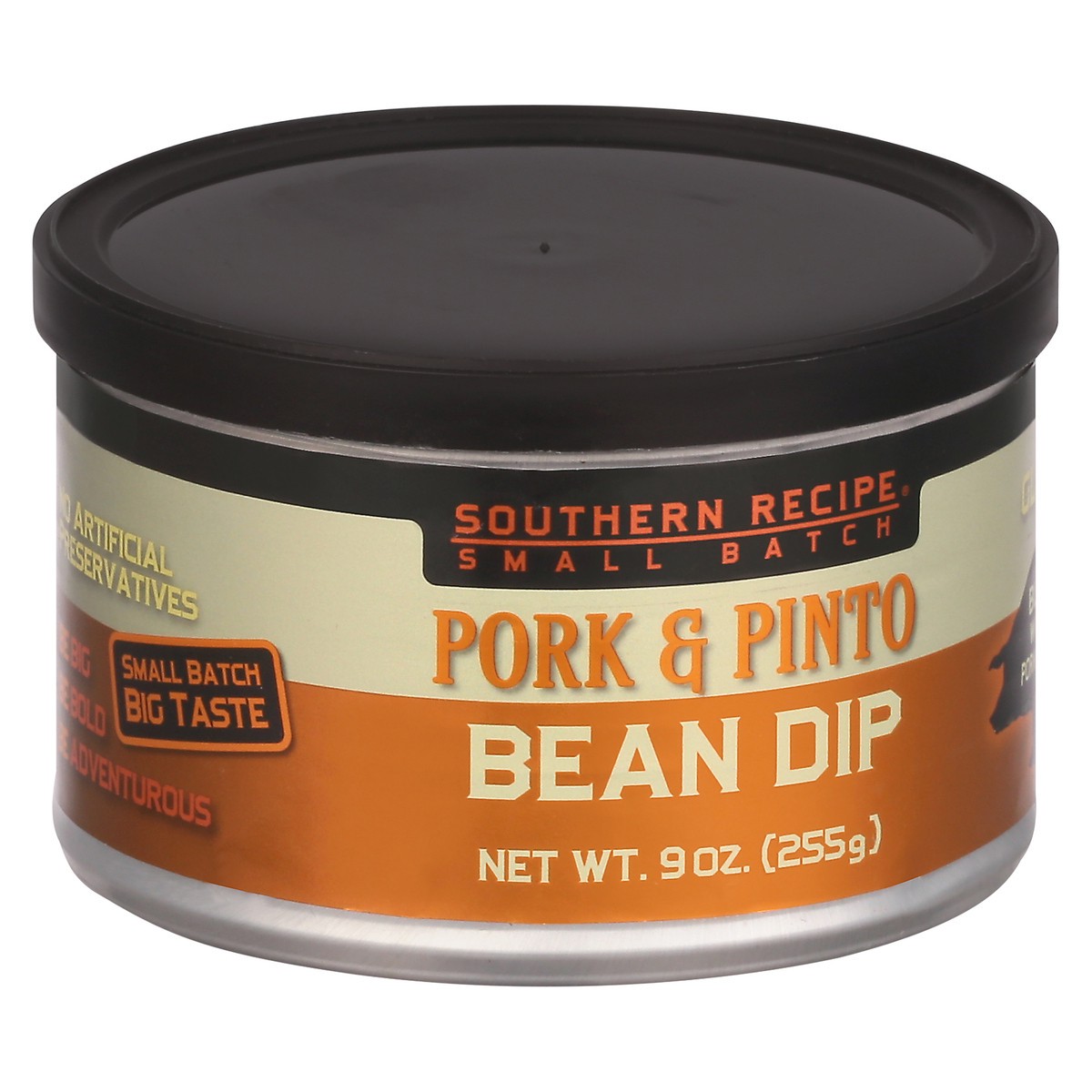 slide 10 of 13, Southern Recipe Small Batch Southern Recipe Bean Dip, Pork & Pinto, 9 oz