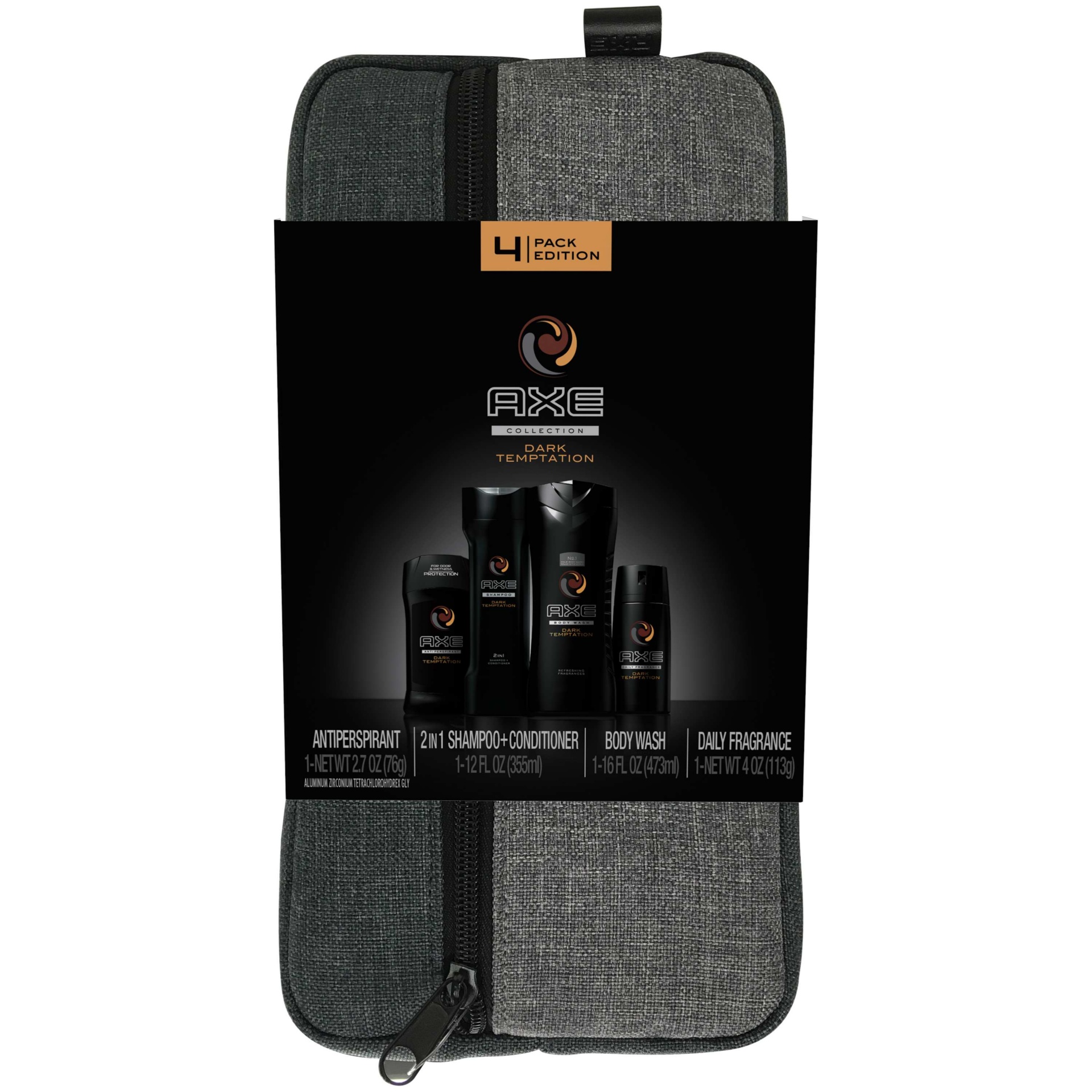 slide 1 of 1, AXE Holiday Gift Bag For Men Dark Temptation, 1 ct