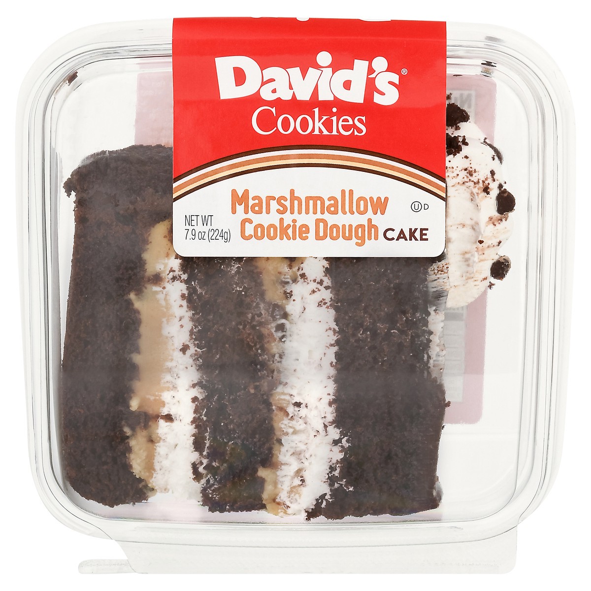slide 4 of 11, David's Cookies Marshmallow Cookie Dough Cake 7.9 oz, 7.93 oz
