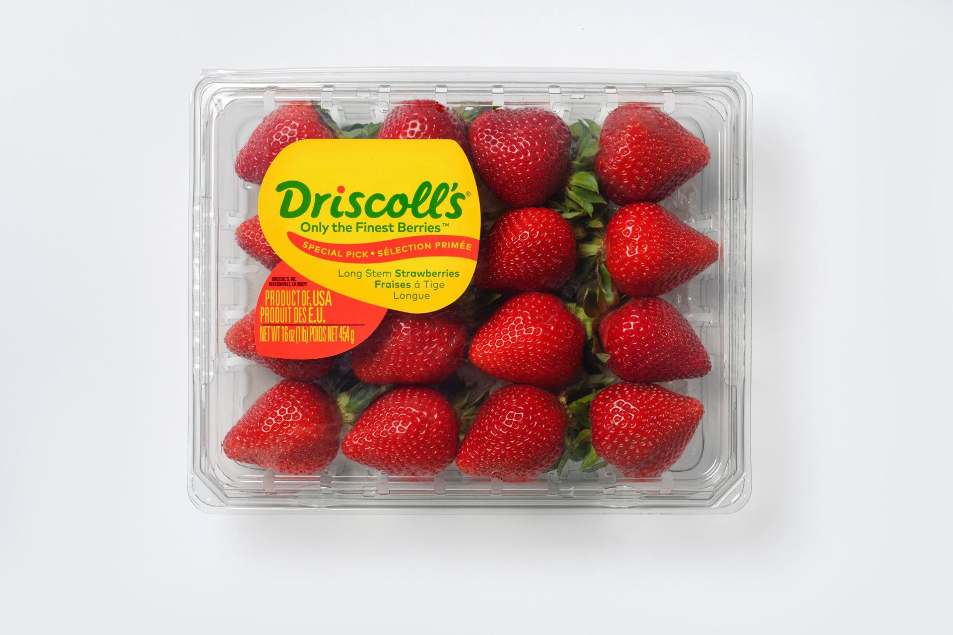 slide 1 of 7, Driscoll's Strawberries, Long Stem Strawberries, Conventional, 16 oz., 16 oz