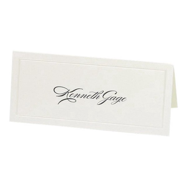 slide 2 of 2, Gartner Studios Pearl Place Cards - Ivory, 48 ct; 4 in x 3 in