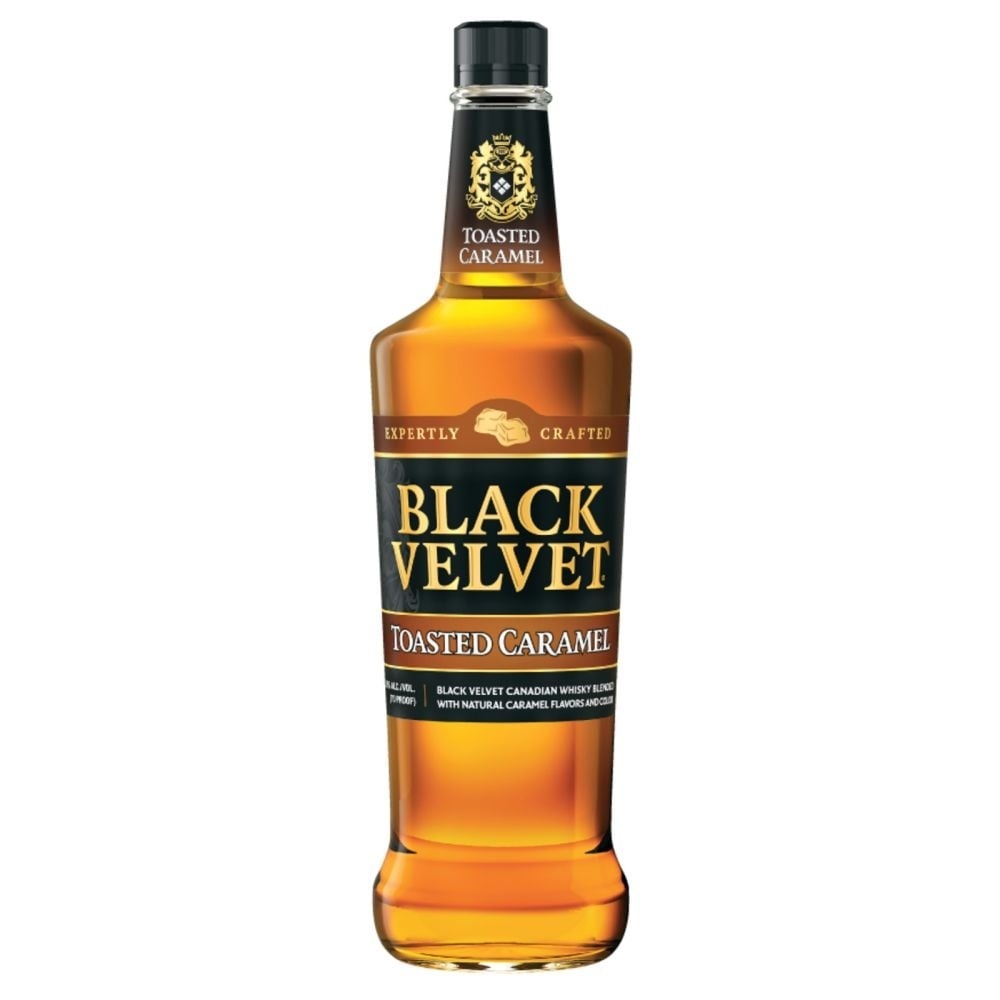 slide 1 of 1, Black Velvet Toasted Caramel Whiskey, 750 ml