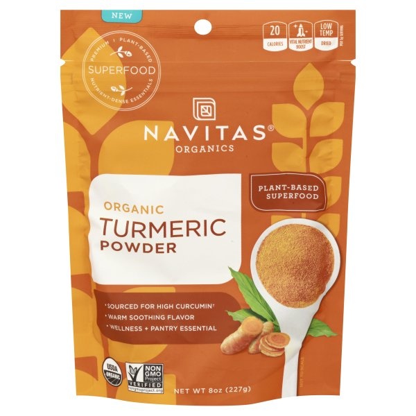 slide 1 of 1, Navitas Organic Turmeric Powder, 8 oz