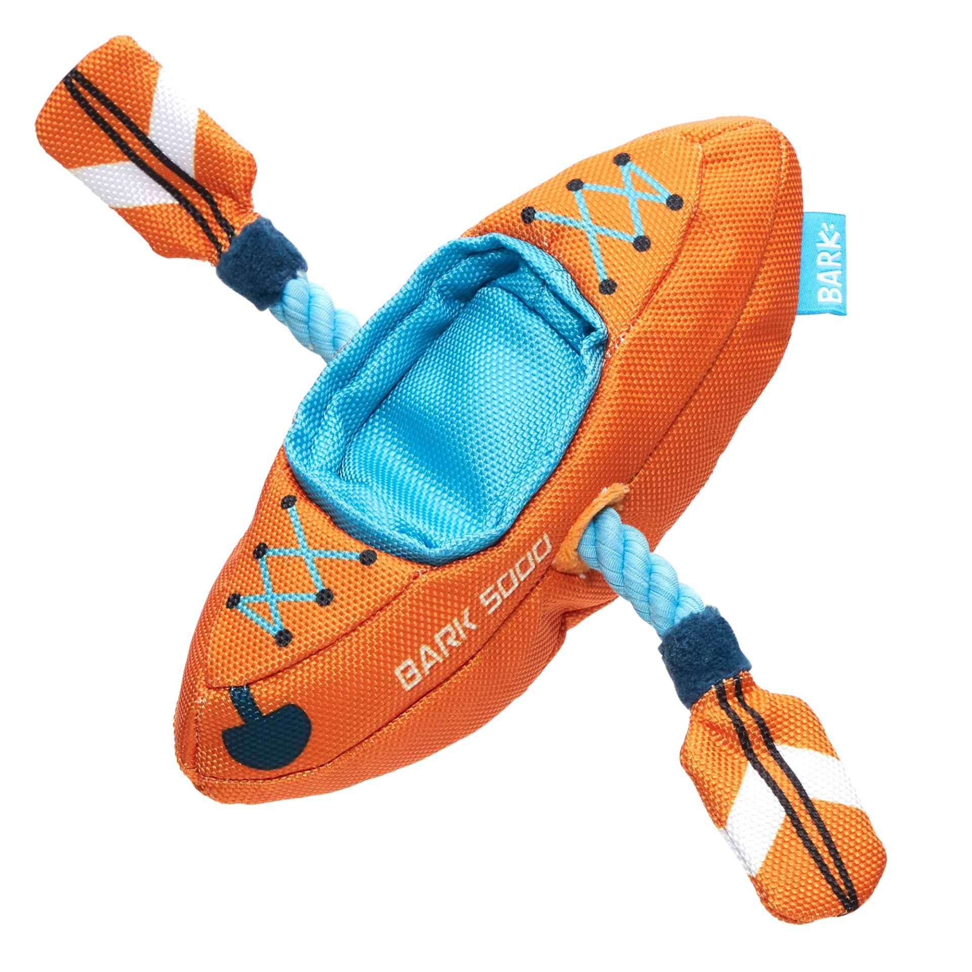 slide 1 of 1, BARK Off-Track Kayak Dog Toy, MED