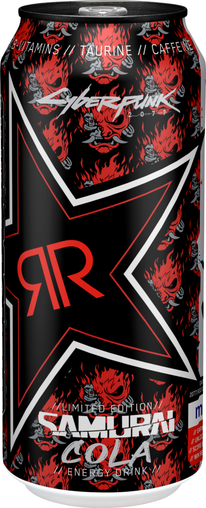 slide 1 of 1, Rockstar Cyberpunk Samurai Cola Energy Drink, 16 fl oz