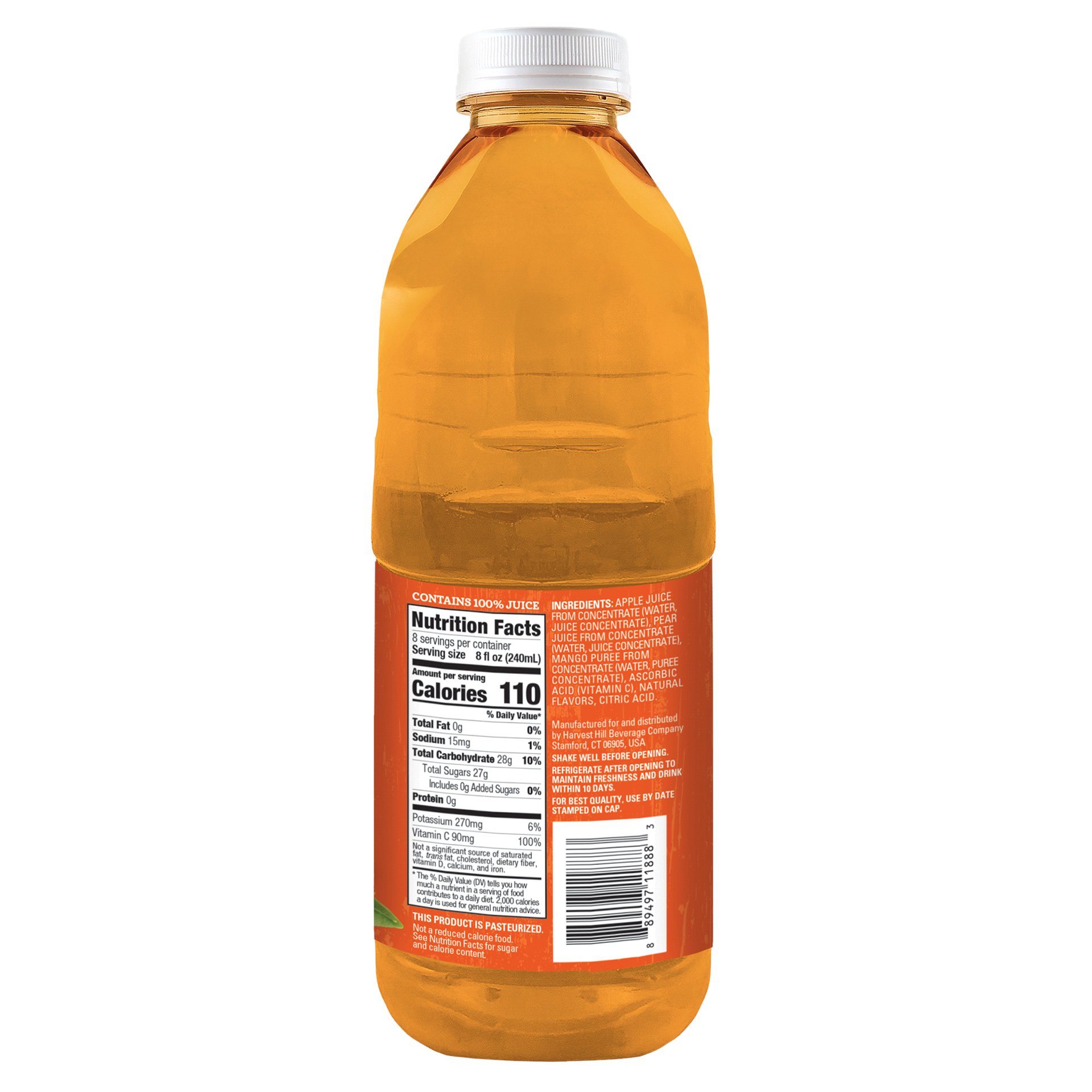 slide 11 of 13, Juicy Juice 100% Juice, Mango, 64 FL OZ Bottle, 64 fl oz